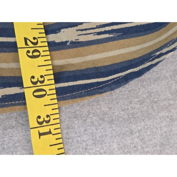 LL Bean Signature Aztec Southwestern Button Down Long Sleeve Shirt 2XL Slim Fit - Picture 8 of 9